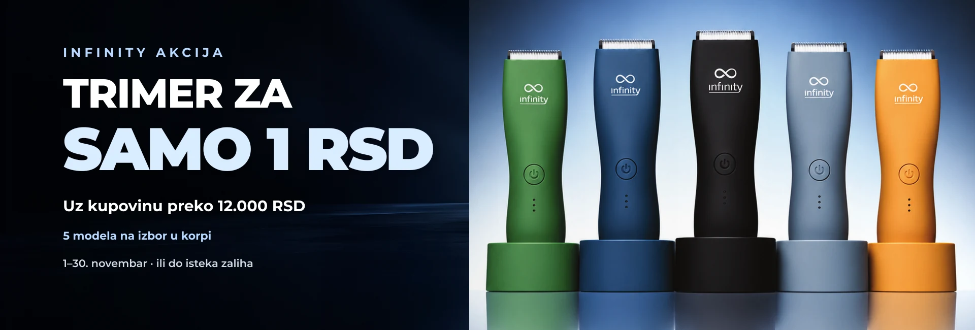 Infinity trimer za 1 RSD uz kupovinu preko 12.000 RSD