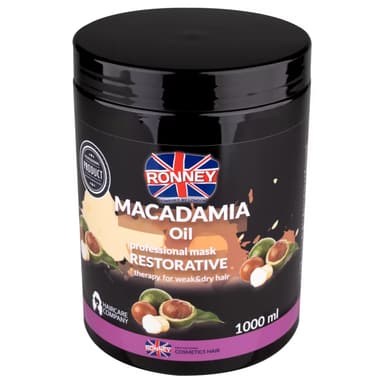 Maska za obnavljanje slabe i suve kose - Macadamia Oil