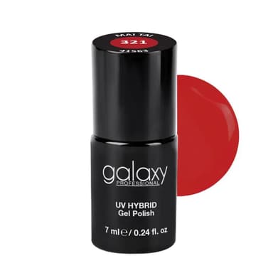 CORAL RED - trajni lak za nokte UV/LED Hybrid 7 ml