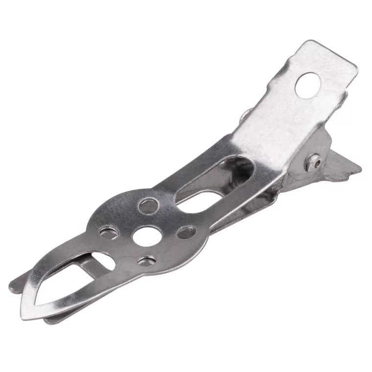 Štipaljke za kosu metalne CH30839 Srebrne 80/1 — slika 1