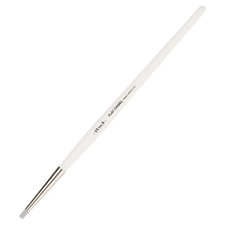 Silkonska četkica za Nail Art - pljosnata ravna — slika 1