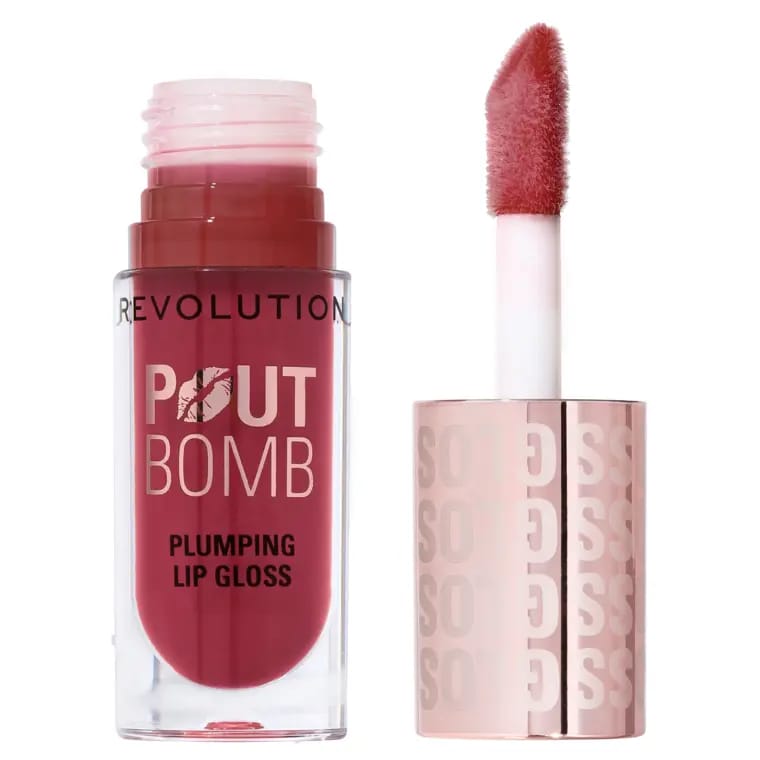 Sjaj za puniji izgled usana - Pout Bomb New — Rosewood Rose Pink — slika 1
