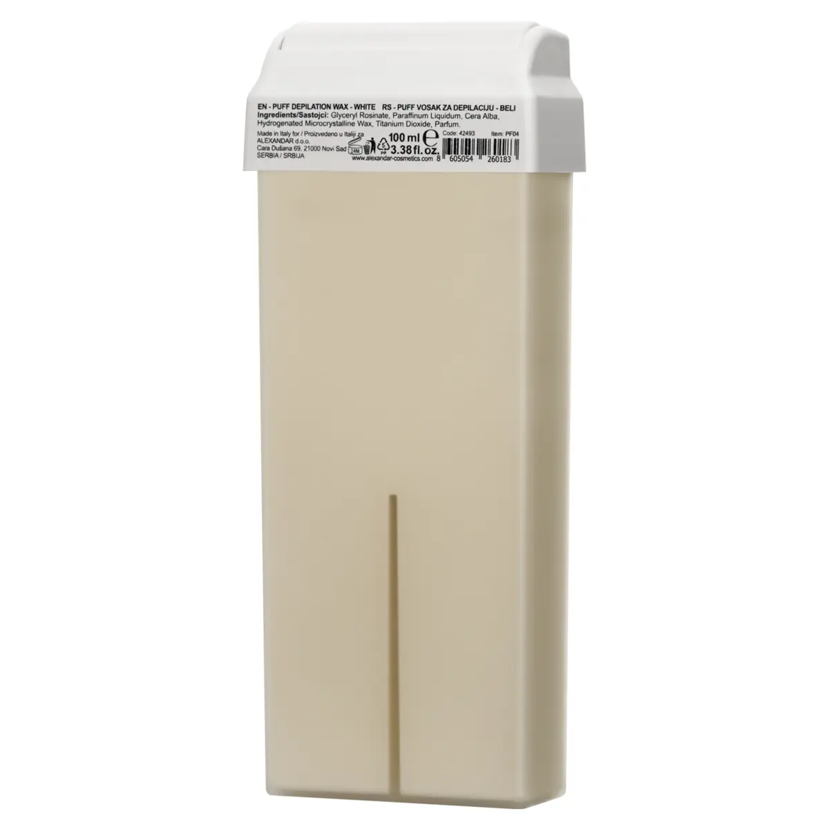 Vosak za hladnu depilaciju u patroni - beli 100 ml