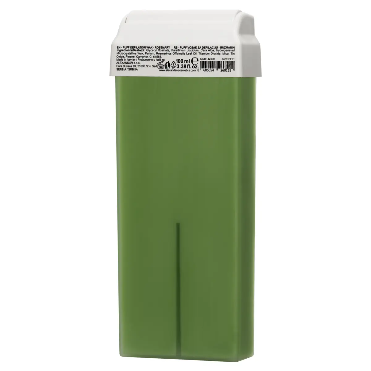 Vosak za hladnu depilaciju u patroni - ruzmarin 100 ml