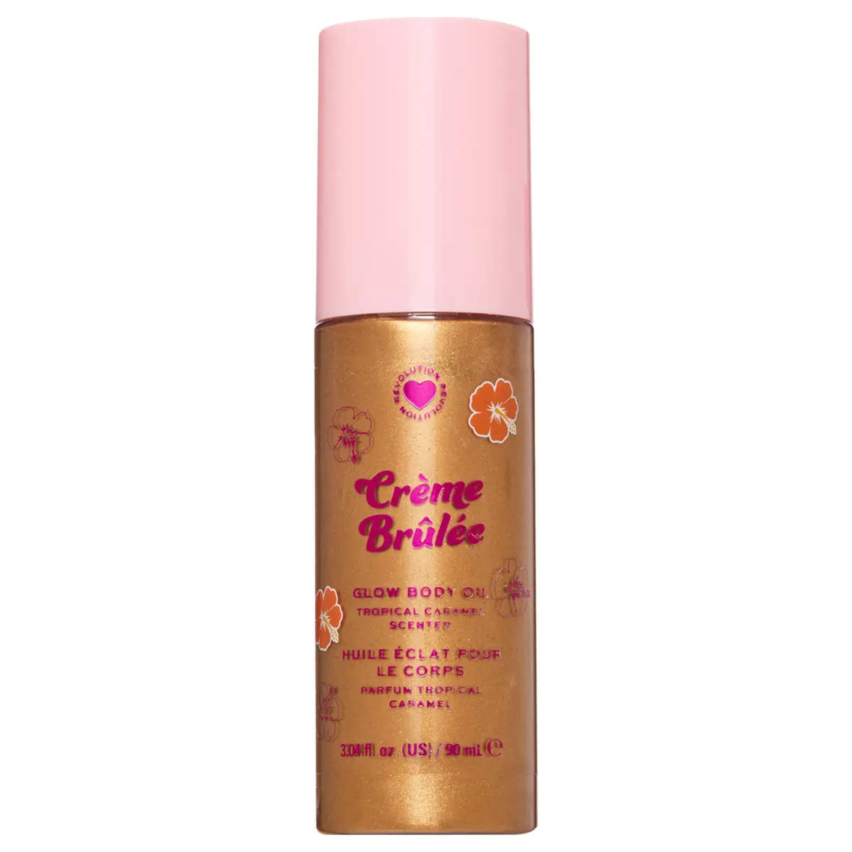 Ulje za telo sa šljokicama - Tropical Caramel 90 ml Creme Brulee Bronze