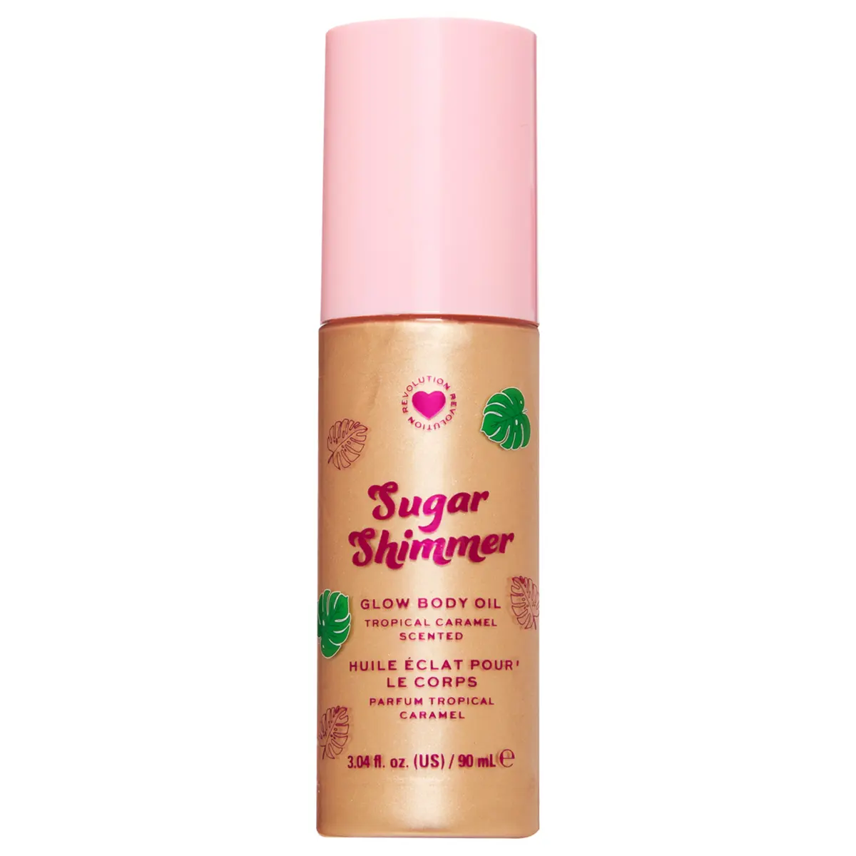 Ulje za telo sa šljokicama - Tropical Caramel 90 ml Sugar Shimmer Gold